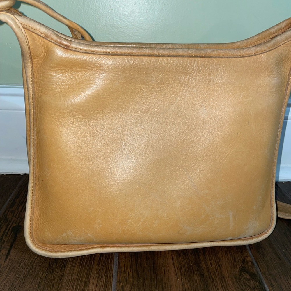 Vintage COACH #9966 Legacy 90S Y2K Saddle Bag Natural Feet hobo full grain - Picture 4 of 17